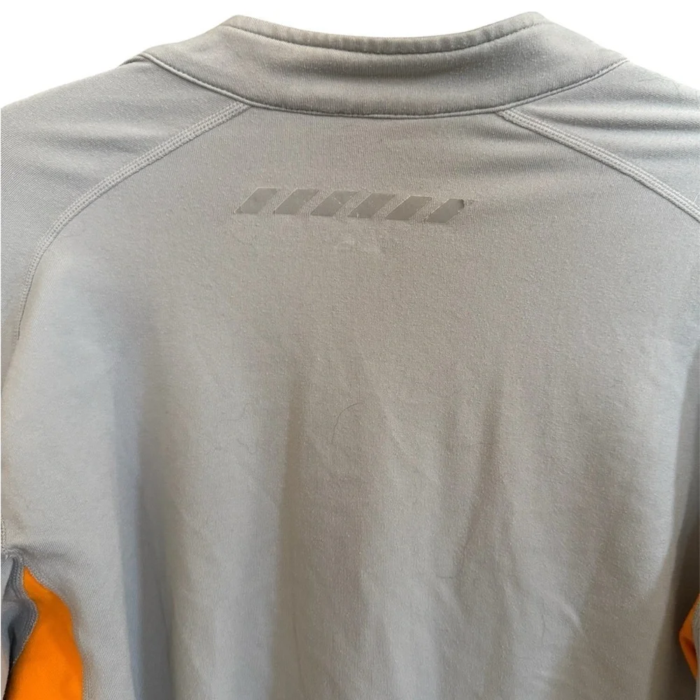Nike Women’s Light Gray and Bright Orange Jacket